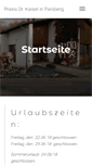 Mobile Screenshot of kaiser-parsberg.de